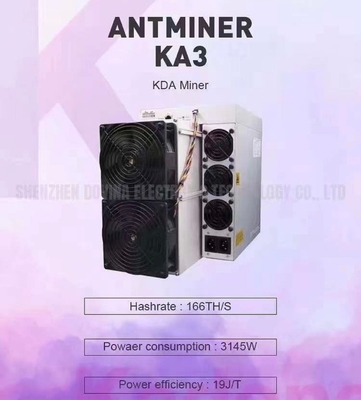 Antminer KA3 166T Crypto Mining Machine Plan ماینینگ Asic Blockchain Kadena Miners